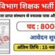 Govt School Teacher Vacancy: सरकारी स्कूल शिक्षक भर्ती का 8004 पदों पर नोटिफिकेशन जारी